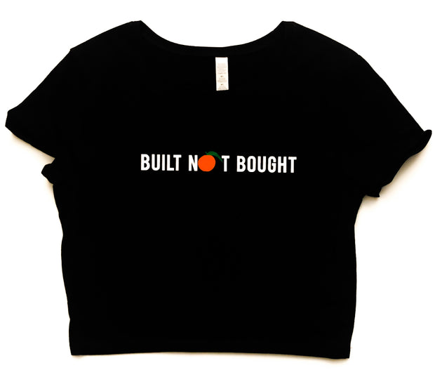 Women’s “Built N🍑T Bought” Croptop